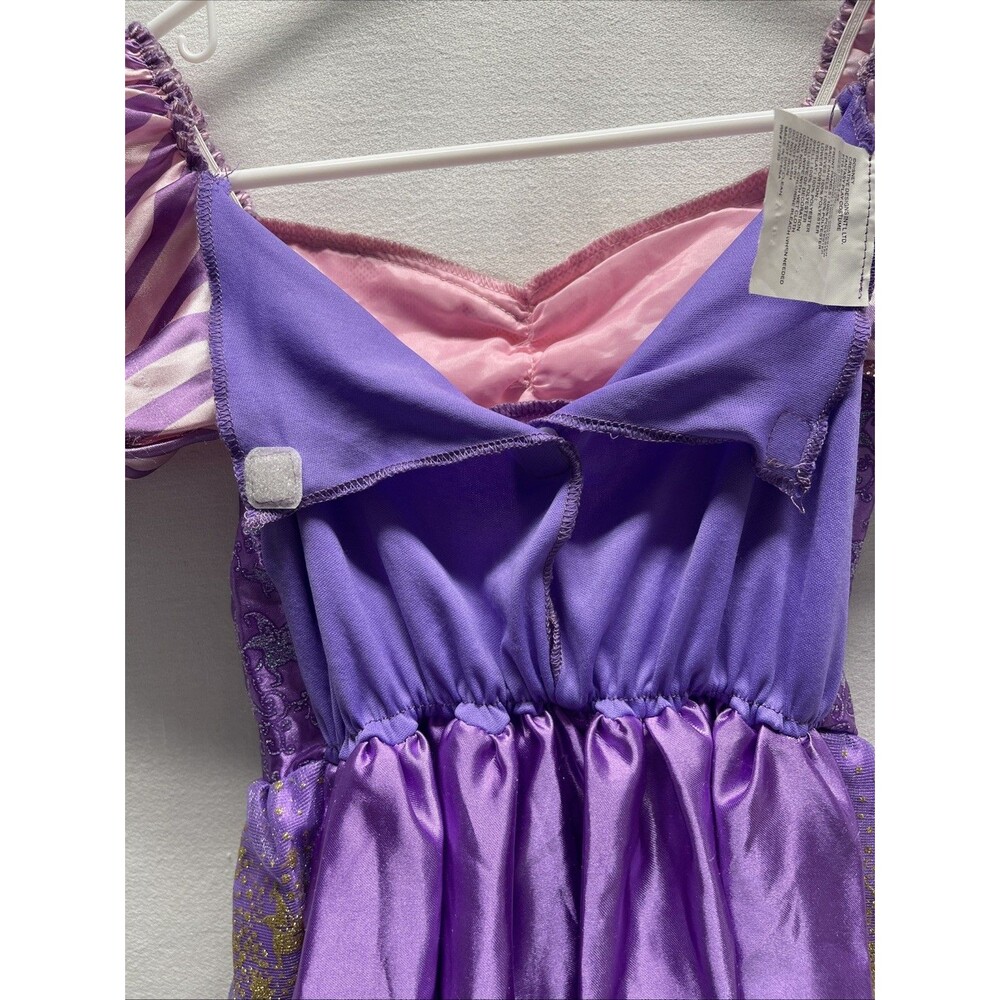 Disney Princess Rapunzel Costume Purple Dress Tangled Costumes S 4-6x Cosplay - Picture 9 of 10